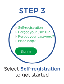 Step 3: Select Self-Registration to get started