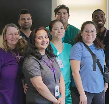 group of healthcare workers